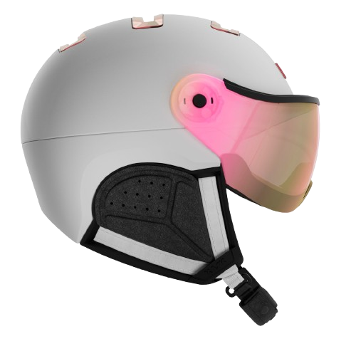 Kask narciarski KASK Chrome Visor White/Pink Gold - 2025/26