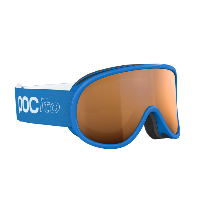 Goggles POC Pocito Retina Fluorescent Blue/Partly Sunny Light Orange - 2025/26