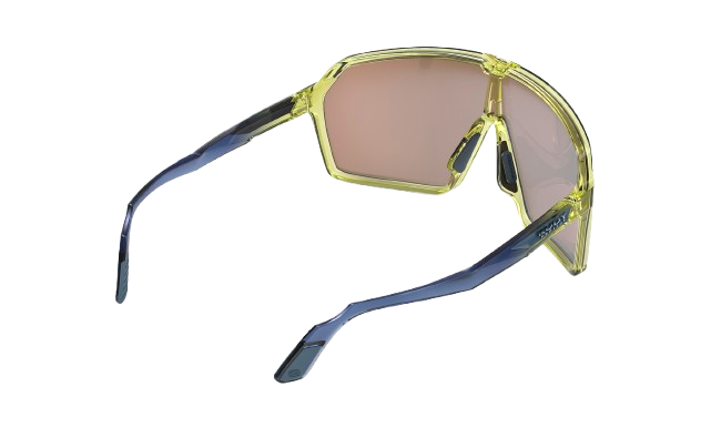 Okulary Rudy Project SPINSHIELD Crystal Blue Avio/Apple Green Fade Gloss/Multilaser Yellow