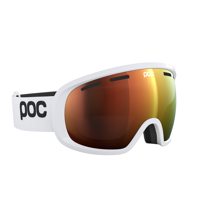 Gogle POC Fovea Blixten White/Partly Sunny Orange - 2025/26