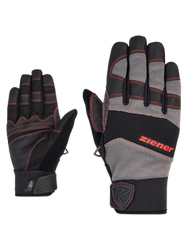 Gloves Ziener G-Work Glove Ski Alpine Frost Gray - 2024/25