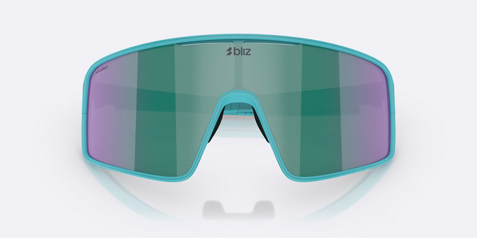 Okulary BLIZ P001 Frame Matte Turquoise with Blue Green Lenses