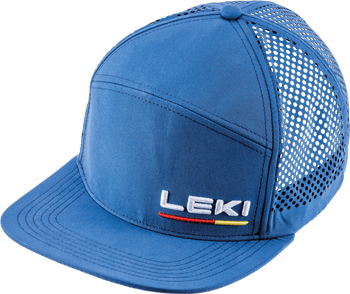 Czapka LEKI Logo Cap Mesh LEKI True Navy/Blue White - 2022