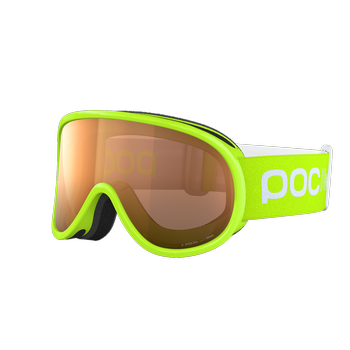 Gogle POC Pocito Retina Fluorescent Green/Orange - 2023/24