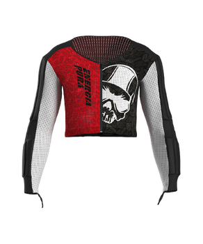 Koszulka z ochraniaczami ENERGIAPURA Maglia Racing Red/Black Junior - 2023/24