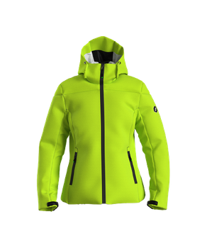 Kurtka narciarska ENERGIAPURA Jacket With Hood Flond Lady Unicolor Acid Green - 2023/24