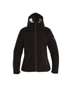 Kurtka narciarska ENERGIAPURA Jacket With Hood Flond Lady Unicolor Black - 2023/24