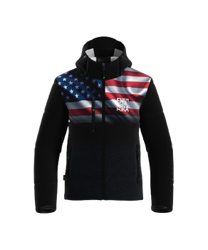 Kurtka narciarska ENERGIAPURA Luven Flag SR USA Black/USA Flag - 2023/24