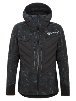 Kurtka narciarska Ziener RCE Coach Jacket Man Black Foggy Print - 2023/24