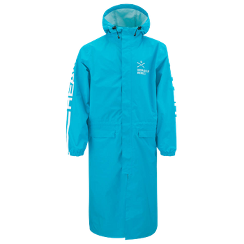 Płaszcz trenerski HEAD Race Rain Coat Blue Junior - 2023/24
