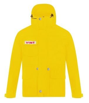 Płaszcz trenerski VIST Raincoat Jr Yellow - 2022/23