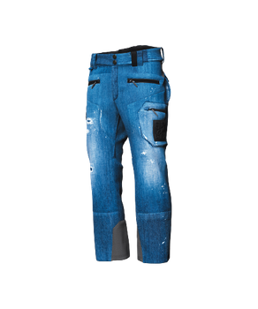 Spodnie narciarskie ENERGIAPURA Grong Jeans Stonewashed Blue - 2023/24