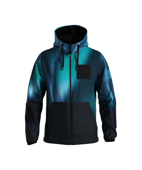 Bluza ENERGIAPURA Sweatshirt Full Zip With Hood Life Aurora Blue Junior - 2023/24