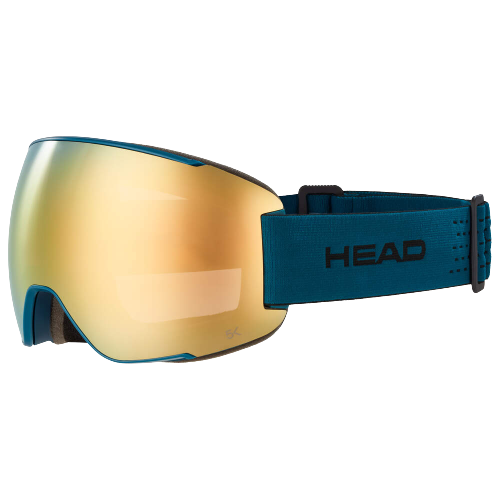 Gogle HEAD Magnify 5k Gold Petrol + Dodatkowa Szyba - 2023/24
