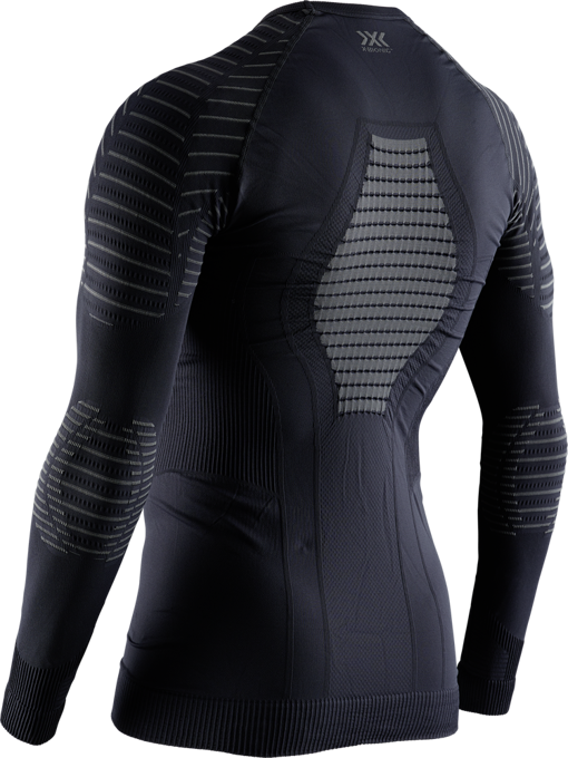 Koszulka termoaktywna X-BIONIC Invent LT Shirt Round Neck LG SL Men Black/Anthracite - 2022/23