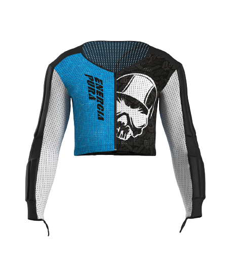 Koszulka z ochraniaczami ENERGIAPURA Maglia Racing Turquoise/Black - 2023/24