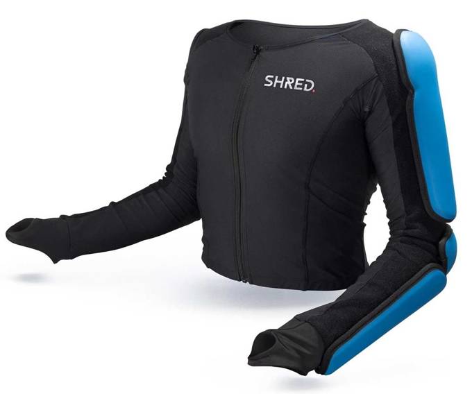 Ochraniacz SHRED Ski Race Custom Protective Jkt Black/Blue - 2022/23