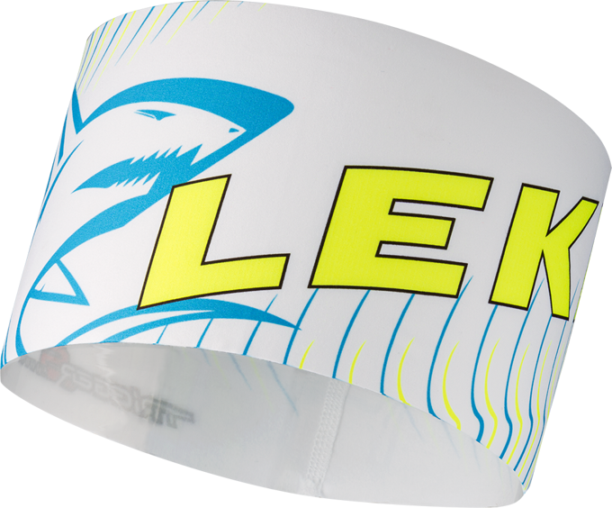 Opaska LEKI Race Shark Headband white - 2019