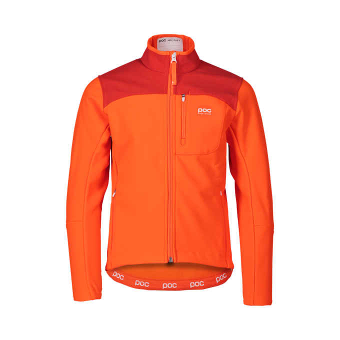 Warm-up / softshell POC Race Jacket Jr Fluorescent Orange - 2022/23