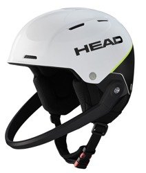 Kask HEAD Team SL White/Black + Garda slalomowa - 2022/23