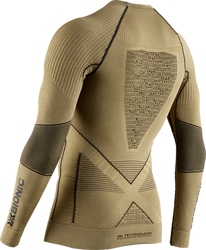 Koszulka termoaktywna X-BIONIC Radiactor 4.0 Shirt Round Neck LG SL Men Gold/Black - 2022/23
