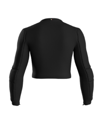 Koszulka z ochraniaczami ENERGIAPURA Gudauri Racing Black Junior - 2023/24
